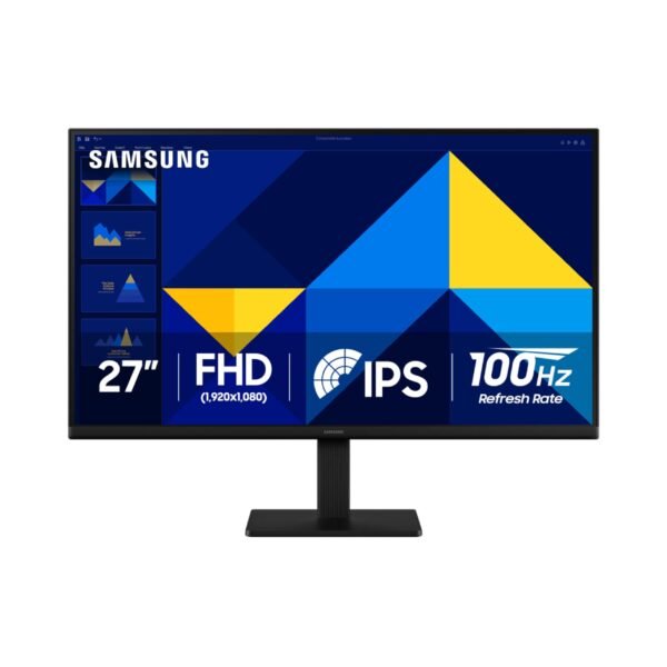 61hW+rfpcML Samsung 27 Essential Monitor IPS FHD 5ms EyeCare Flicker Free Vesa mount 3 Years