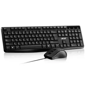 66251277_medium Acer OAK030 USB Wired Keyboard Mouse Set Ergonomic Comfort Durable Resilient Design For Office
