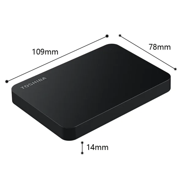 2TB TOSHIBA External Hard Drives Canvio Basics USB3 0 HDD 2 5 Portable Hard Disk