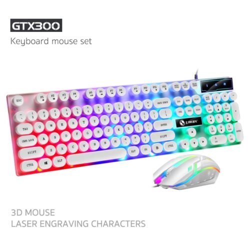 sg-11134201-22120-ikkiuliqy7kvd0 GTX300 Set Gaming Keyboard And Mouse Office Computer RGB Light Colourful 104 Keypad
