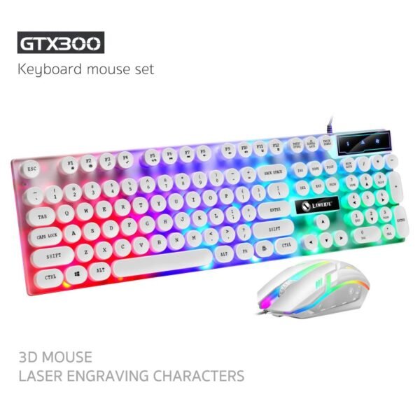 sg-11134201-22120-ikkiuliqy7kvd0 GTX300 Set Gaming Keyboard And Mouse Office Computer RGB Light Colourful 104 Keypad